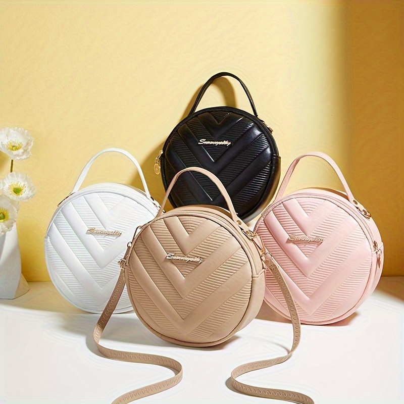 Structured Handbag Top Handle - Kadın Modası Dokuma Mini El Çantası,