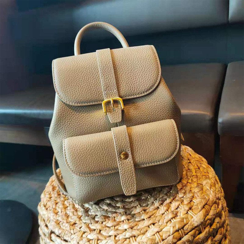 Luxury Bags England - Hakiki Dana Derisi Deri kadın Sırt