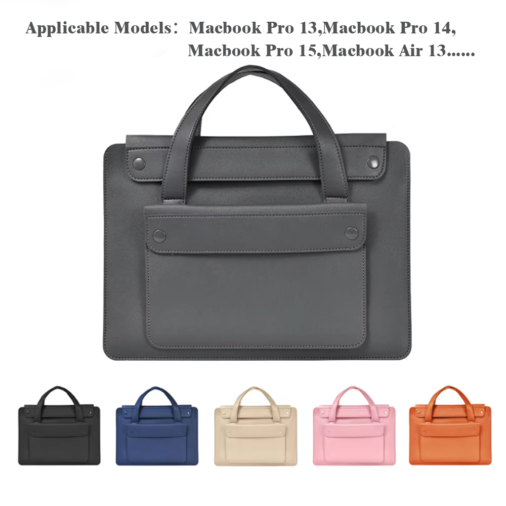Laptop Bag Leather 15 - Laptop Çantası El Çantası Kılıf PU
