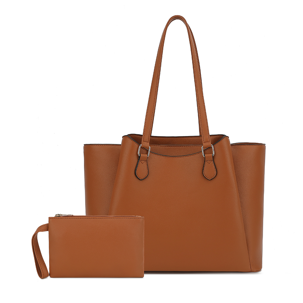 Laptop Bag Leather 15 - Kadınlar için Tote Çanta, Büyük PU