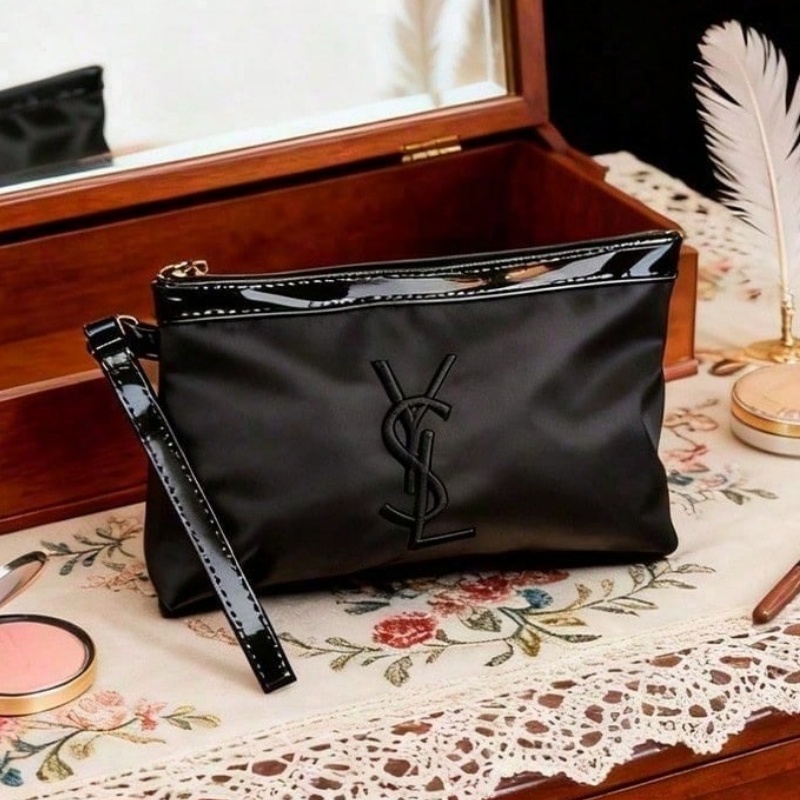 Luxury Designer Bags Ysl - YSL Klasik Kozmetik Çantası Kadınlar Için