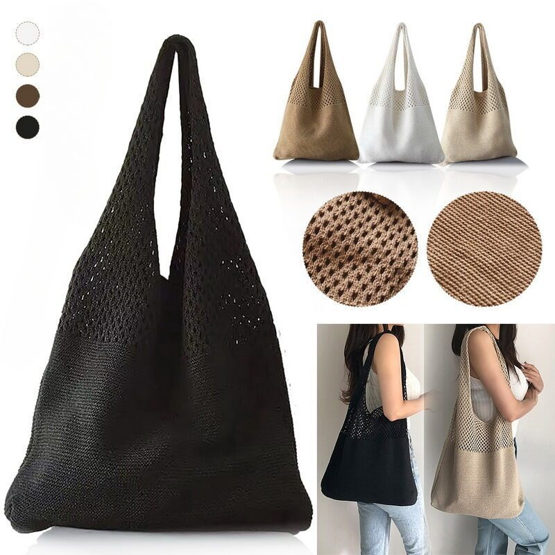 Luxury Beach Bags Ysl - 2026 Moda Örme Kadın Omuz Çantaları