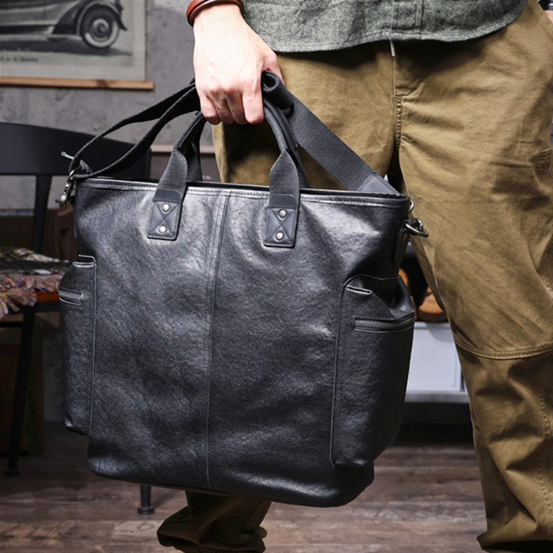 Laptop Bag Leather 15 - 15 İnç Tasarımcı El Yapımı Bitkisel