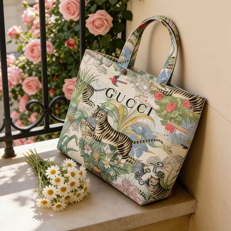Gucci Gucci'nin çantası Kaplan - Luxury Beach Bags Ysl incelemesi ve fiyatı