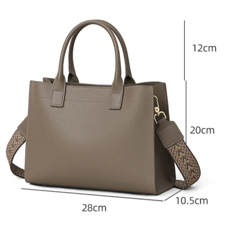 Hakiki Deri Kadınlar İçin Post - Structured Handbag Top Handle incelemesi ve fiyatı