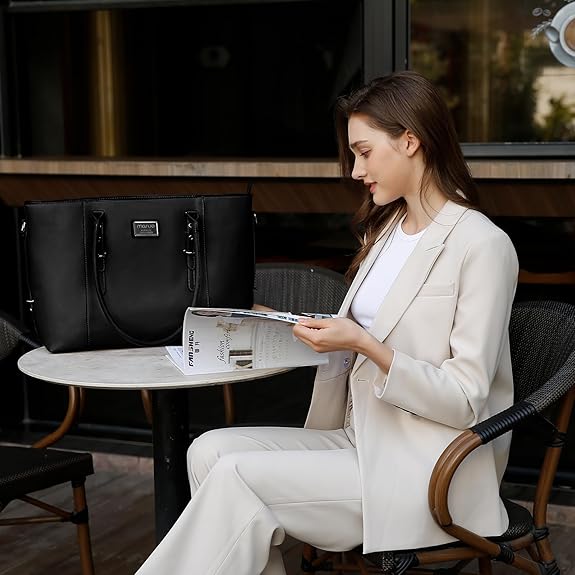 MOSISO Kadınlar için Tote Çant - Laptop Bag Leather 15 incelemesi ve fiyatı