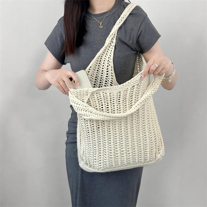 Düz Renk Büyük Kapasiteli Örgü - Luxury Beach Bags Ysl incelemesi ve fiyatı