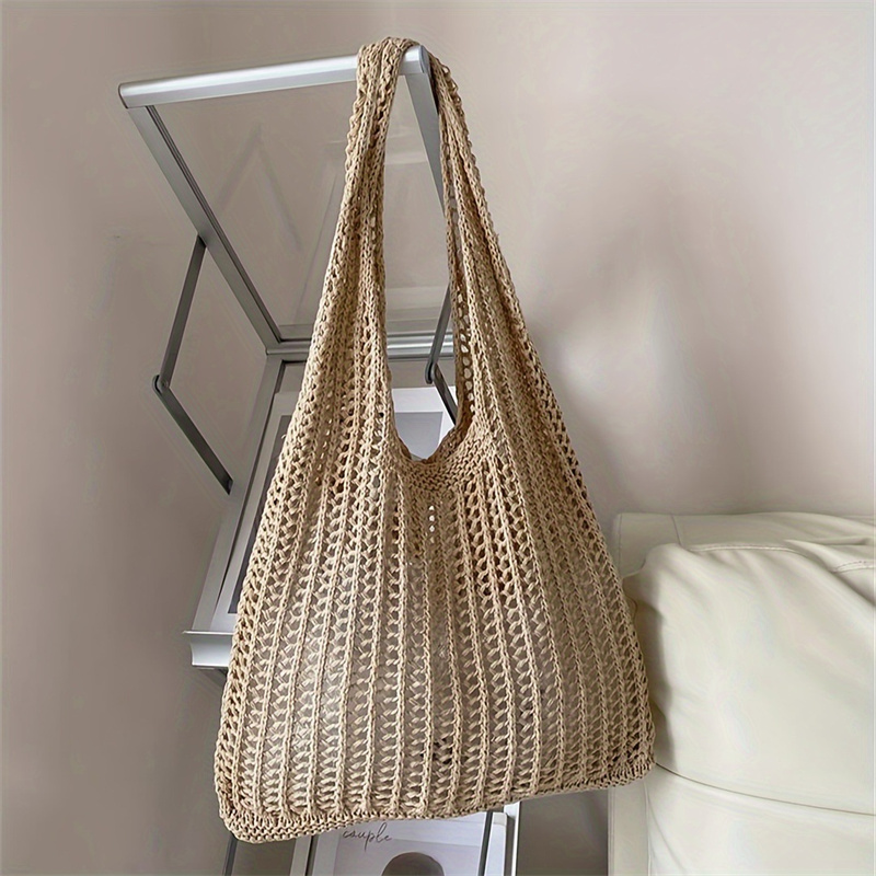 Düz Renk Büyük Kapasiteli Örgü - Luxury Beach Bags Ysl incelemesi ve fiyatı