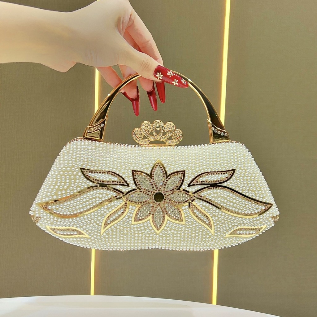Üstten Saplı Çanta Çiçekli Düğ - Structured Handbag Top Handle incelemesi ve fiyatı