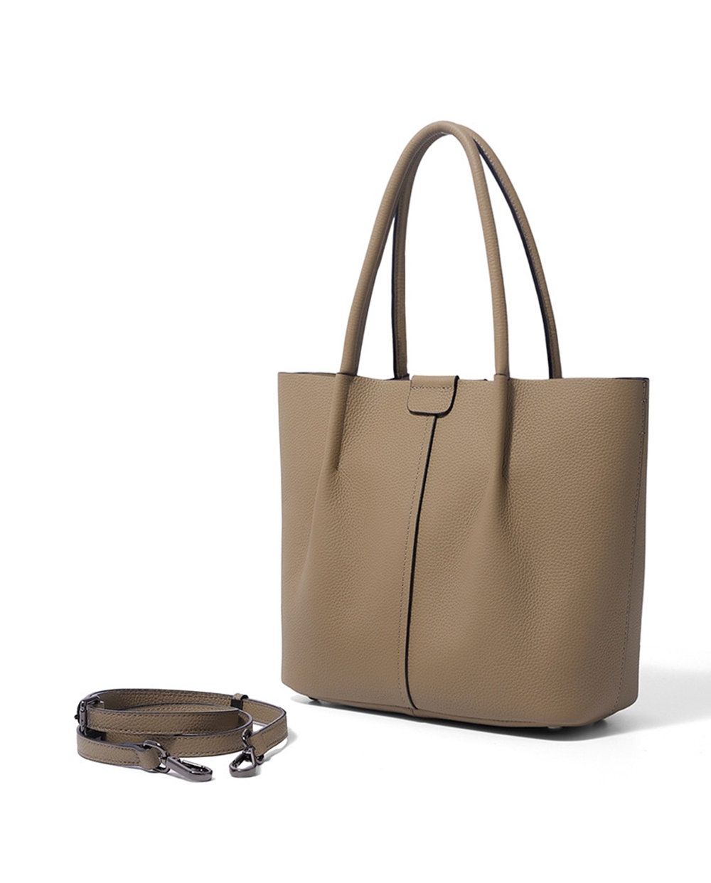 Hakiki yüksek kaliteli yumuşak - Structured Handbag Top Handle incelemesi ve fiyatı