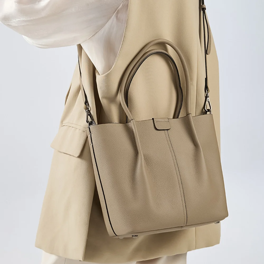 Hakiki yüksek kaliteli yumuşak - Structured Handbag Top Handle incelemesi ve fiyatı