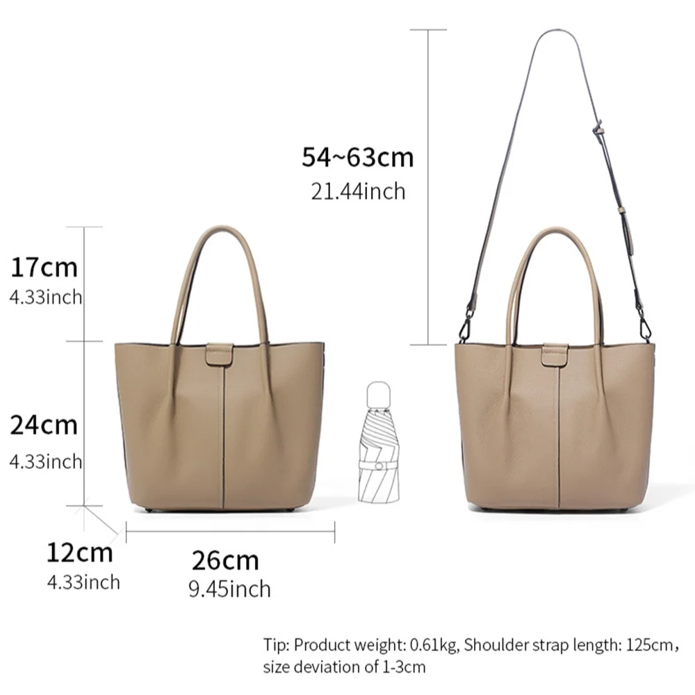 Hakiki yüksek kaliteli yumuşak - Structured Handbag Top Handle incelemesi ve fiyatı