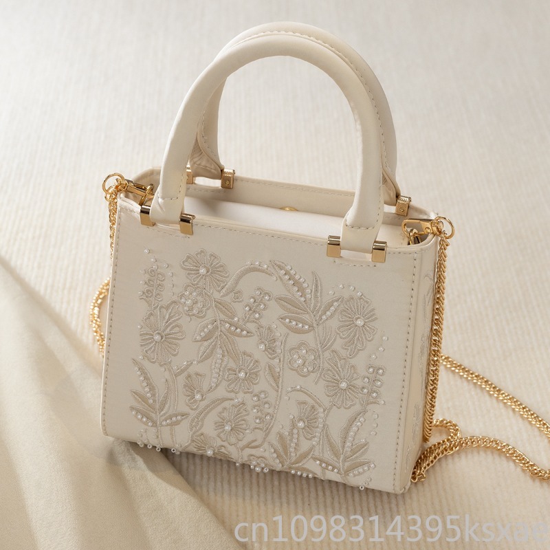 İşlemeli İnci Çanta Vintage Za - Structured Handbag Top Handle incelemesi ve fiyatı