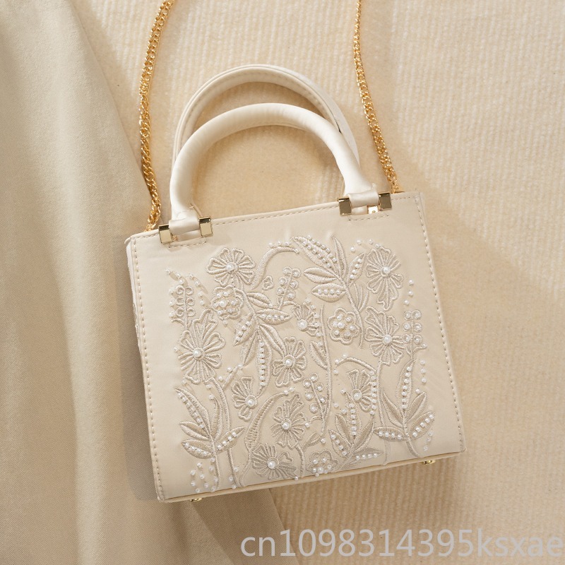 İşlemeli İnci Çanta Vintage Za - Structured Handbag Top Handle incelemesi ve fiyatı