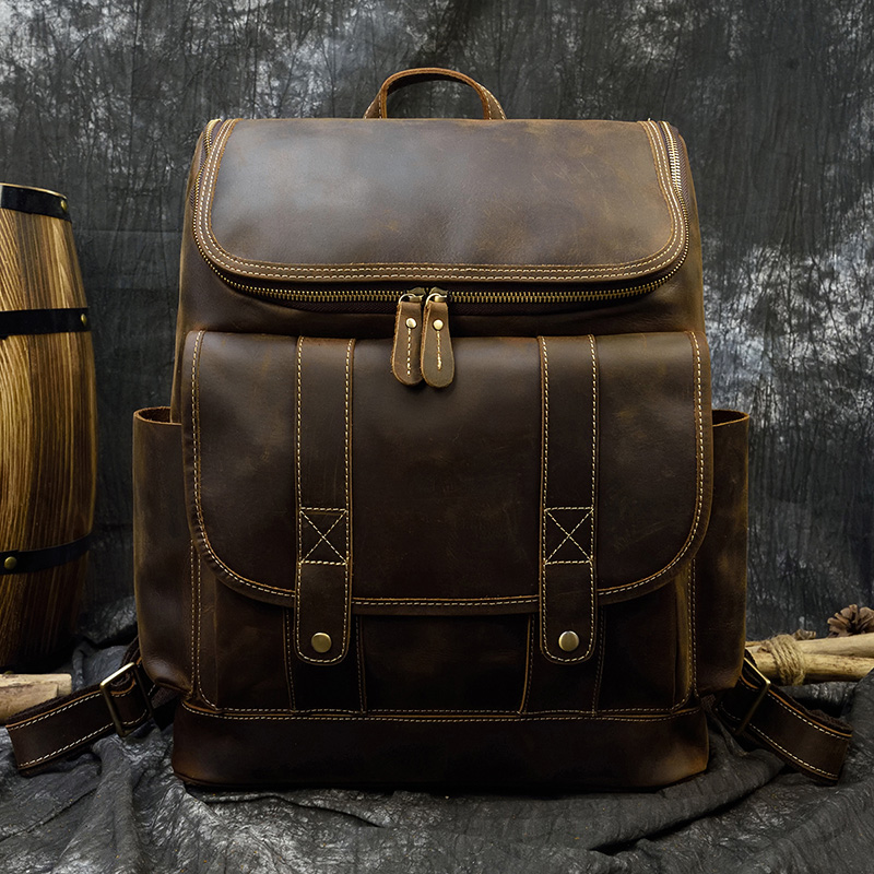 Büyük kapasiteli Vintage deri  - Laptop Bag Leather 15 incelemesi ve fiyatı
