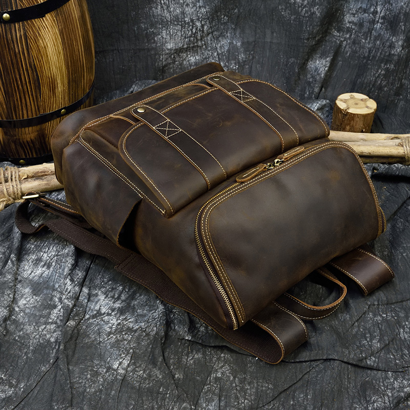Büyük kapasiteli Vintage deri  - Laptop Bag Leather 15 incelemesi ve fiyatı