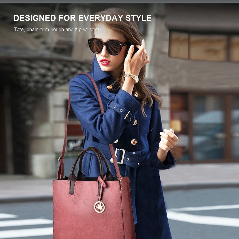 Kadın 3 Parçalı Çanta Seti Büy - Structured Handbag Top Handle incelemesi ve fiyatı